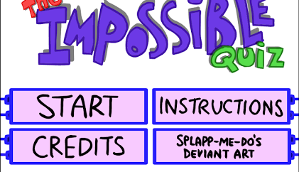 Gameplay preview of The Impossible Quiz — 110 Trick Questions, 3 Lives, 7 Skips browser game from our arcade library collection showcase page