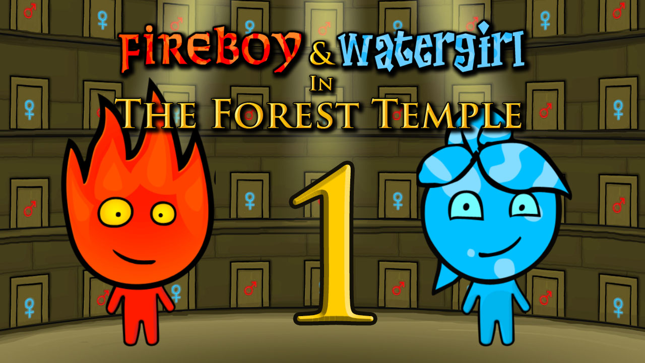 Gameplay preview of Play Fireboy & Watergirl: Forest Temple Online browser game from our arcade library collection showcase page